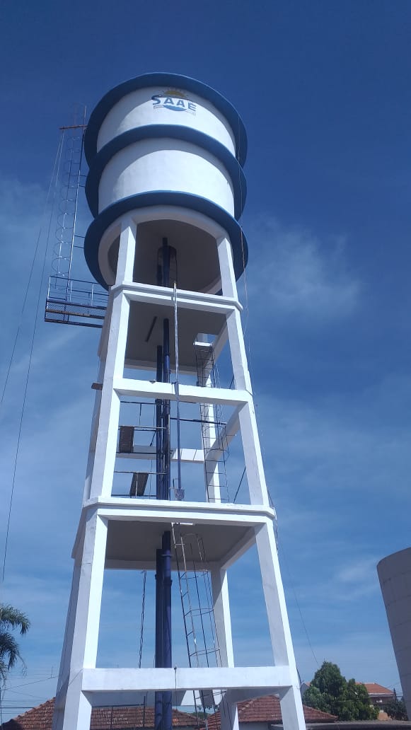 Estrutura Caixa Dagua E Pintura 5